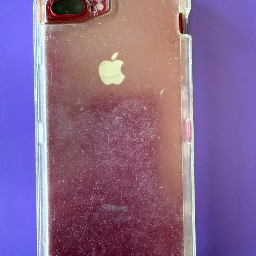 iPhone 8 Plus with clear case